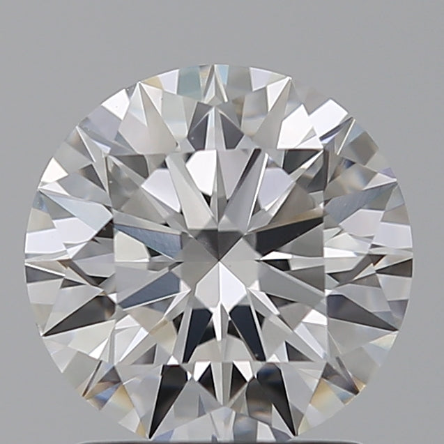 1.5 Carat Round Lab Diamond with  Cut Diamond in 14KT  view 1
