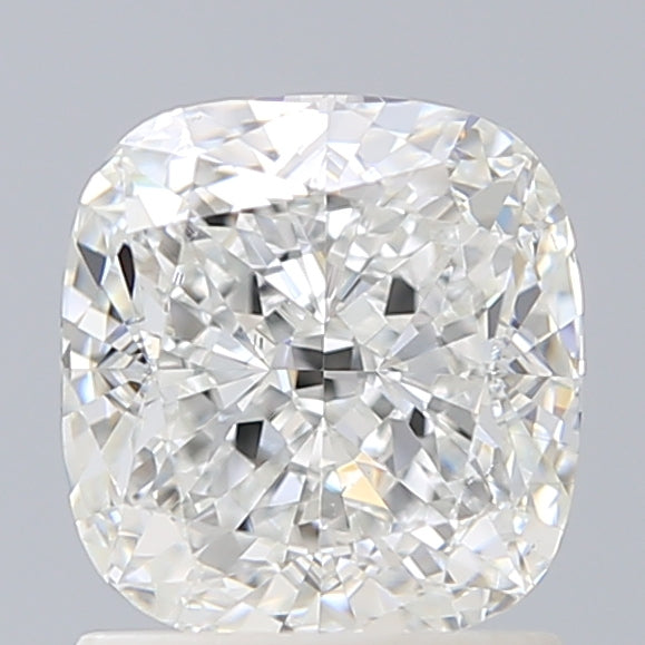 1.58 Carat Cushion Lab Diamond with  Cut Diamond in 14KT  view 1
