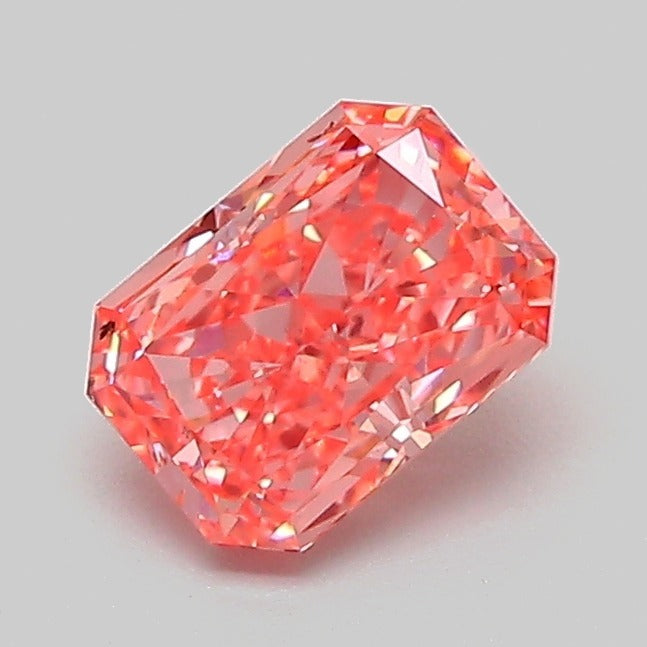 0.86 Carat Radiant Lab Diamond with  Cut Diamond in 14KT  view 1
