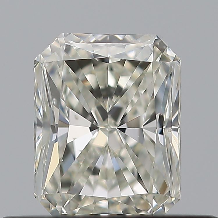 0.5 Carat Radiant Natural Diamond with  Cut Diamond in 14KT  view 1
