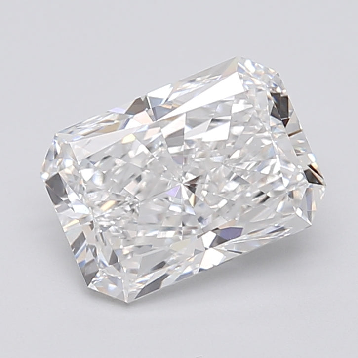 3.0 Carat Radiant Lab Diamond with  Cut Diamond in 14KT  view 1
