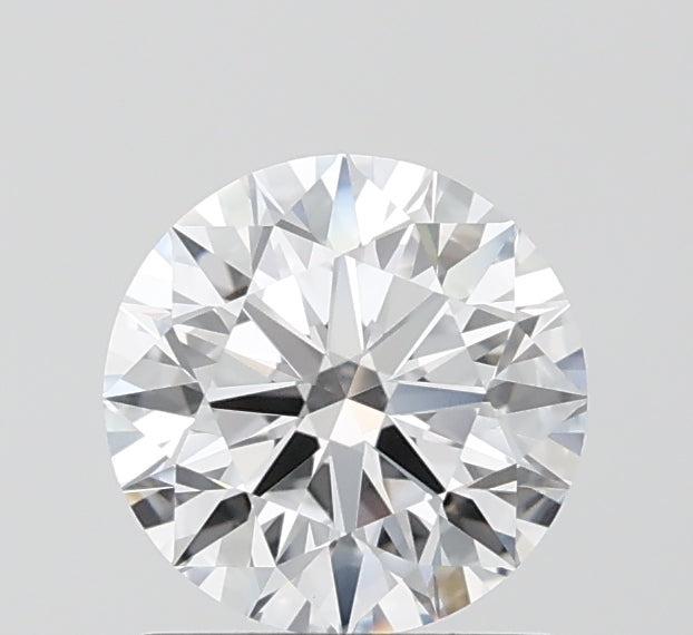 1.28 Carat Round Lab Diamond with  Cut Diamond in 14KT  view 1
