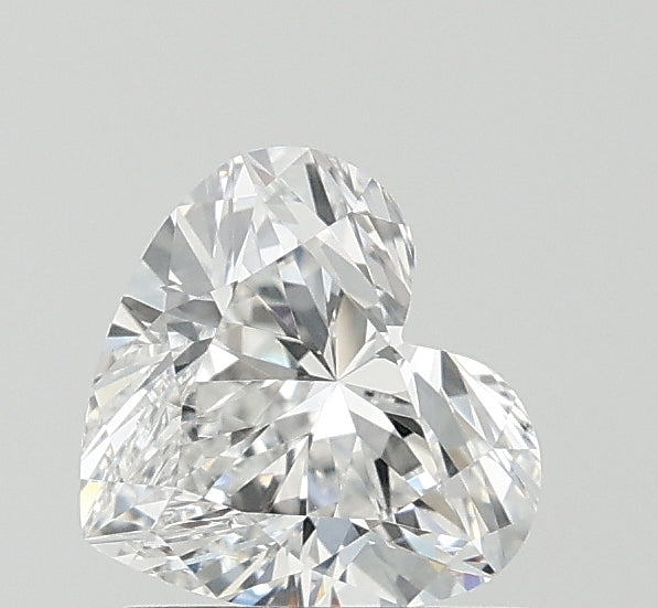 1.01 Carat Heart Lab Diamond with  Cut Diamond in 14KT  view 1
