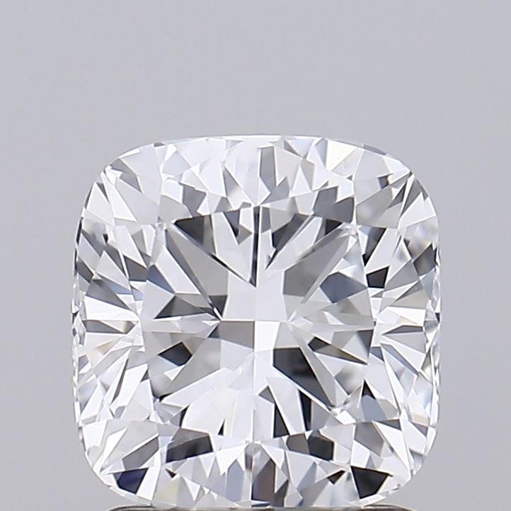 1.36 Carat Cushion Lab Diamond with  Cut Diamond in 14KT  view 1
