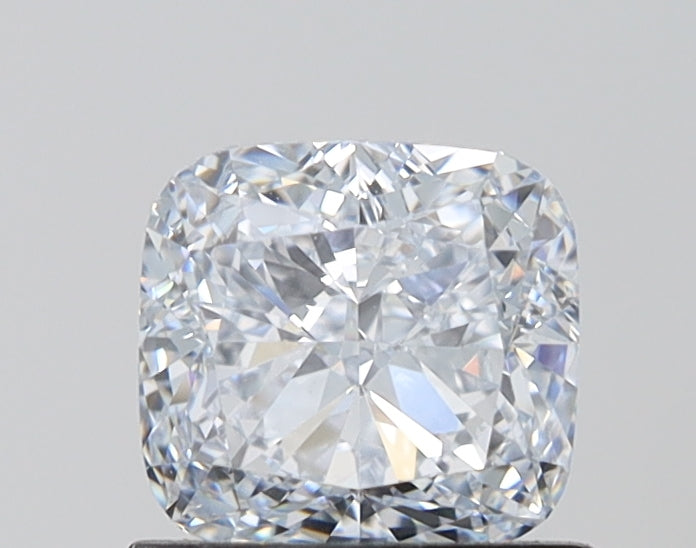 1.33 Carat Cushion Lab Diamond with  Cut Diamond in 14KT  view 1

