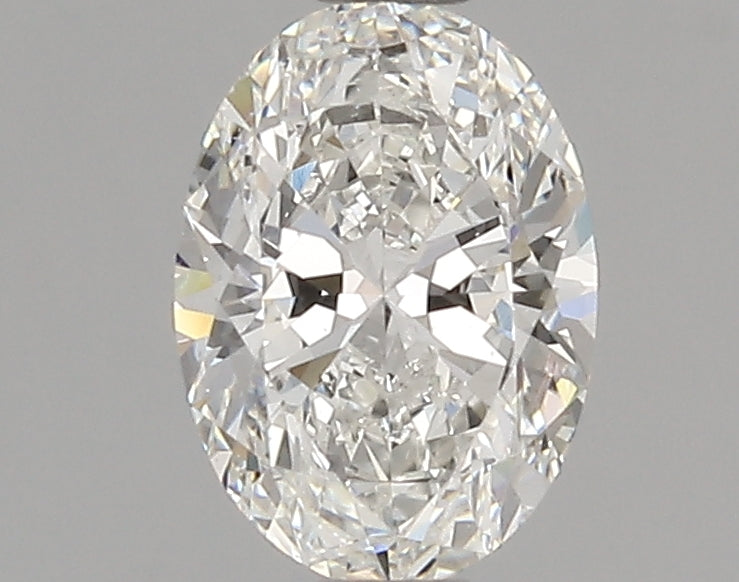 0.9 Carat Oval Natural Diamond with  Cut Diamond in 14KT  view 1
