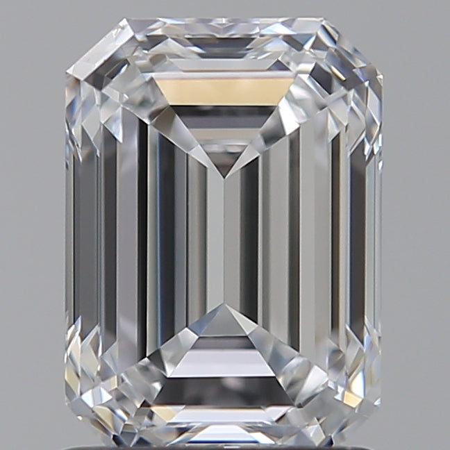 1.53 Carat Emerald Lab Diamond with  Cut Diamond in 14KT  view 1
