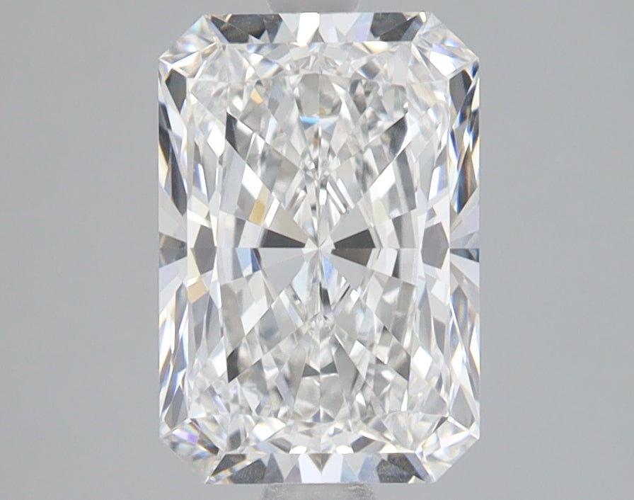 2.08 Carat Radiant Lab Diamond with  Cut Diamond in 14KT  view 1
