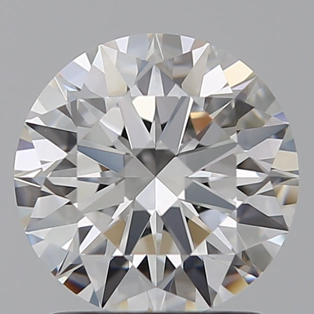 1.5 Carat Round Lab Diamond with  Cut Diamond in 14KT  view 1
