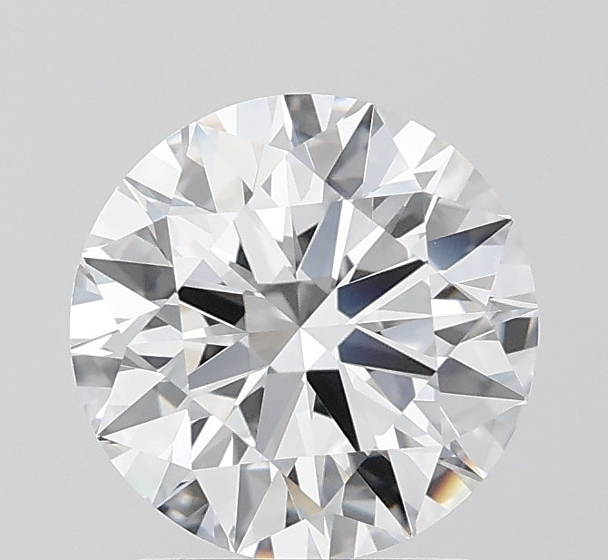 2.1 Carat Round Lab Diamond with  Cut Diamond in 14KT  view 1
