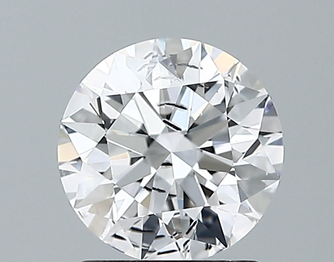 1.21 Carat Round Lab Diamond with  Cut Diamond in 14KT  view 1
