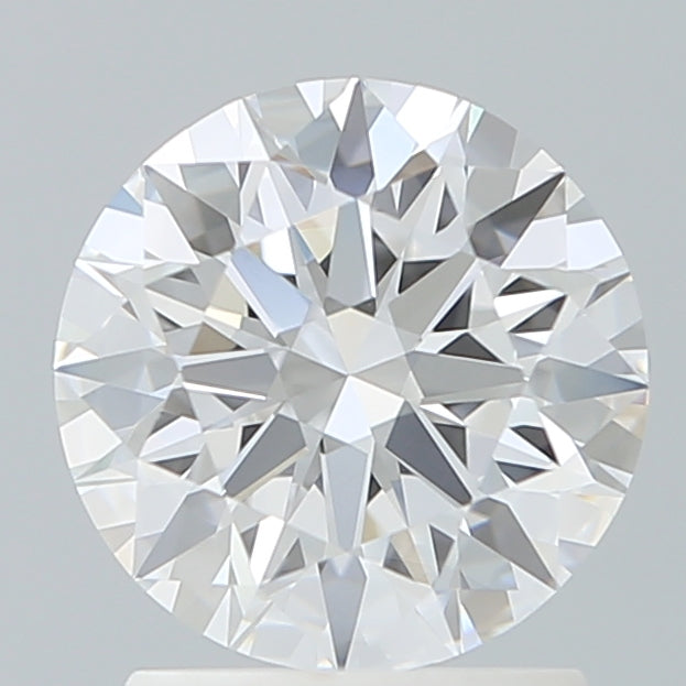 1.74 Carat Round Lab Diamond with  Cut Diamond in 14KT  view 1
