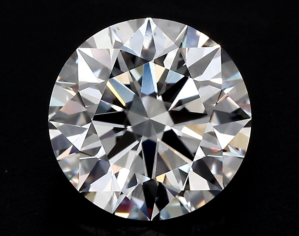 1.58 Carat Round Lab Diamond with  Cut Diamond in 14KT  view 1
