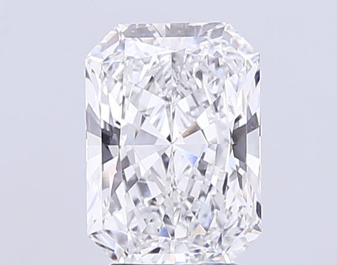 4.0 Carat Radiant Lab Diamond with  Cut Diamond in 14KT  view 1
