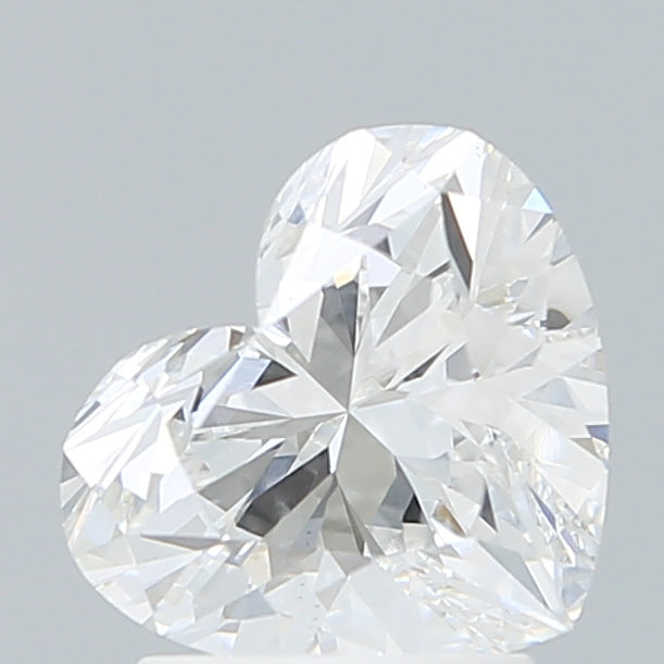 2.1 Carat Heart Lab Diamond with  Cut Diamond in 14KT  view 1
