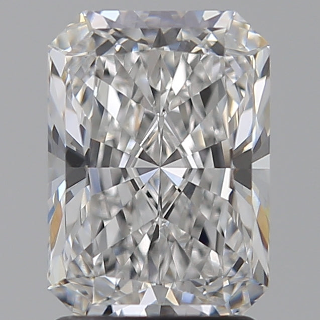 2.01 Carat Radiant Lab Diamond with  Cut Diamond in 14KT  view 1

