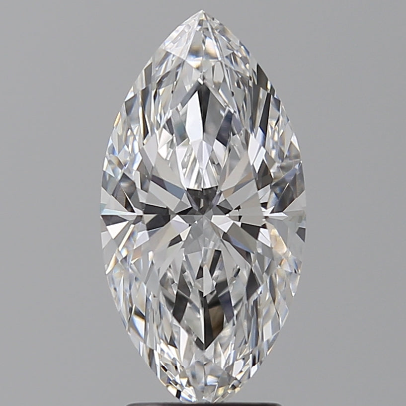 2.79 Carat Marquise Lab Diamond with  Cut Diamond in 14KT  view 1
