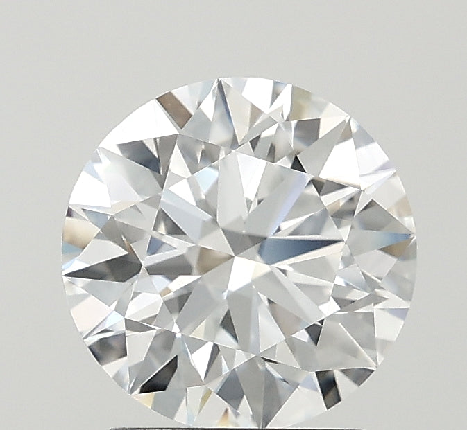 2.04 Carat Round Lab Diamond with  Cut Diamond in 14KT  view 1
