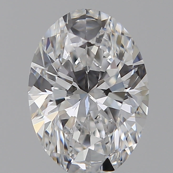 1.09 Carat Oval Lab Diamond with  Cut Diamond in 14KT  view 1
