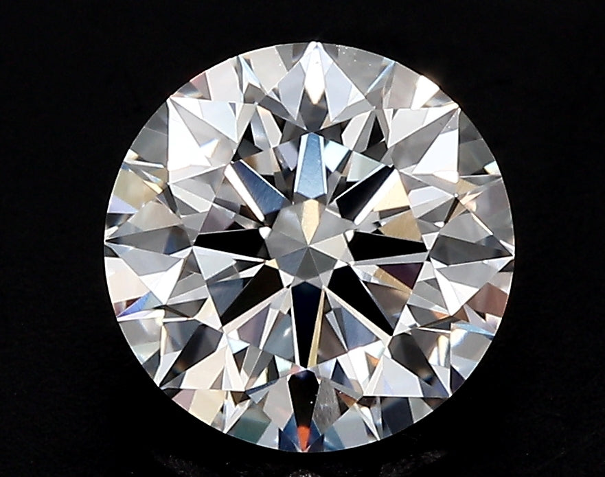 2.25 Carat Round Lab Diamond with  Cut Diamond in 14KT  view 1
