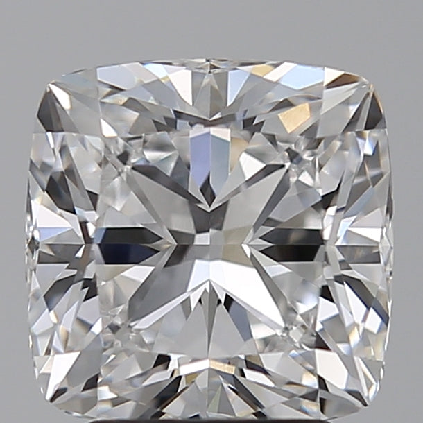 3.0 Carat Cushion Lab Diamond with  Cut Diamond in 14KT  view 1
