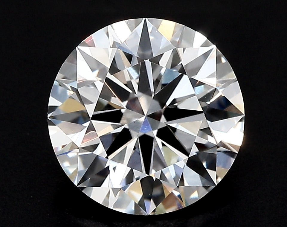 2.71 Carat Round Lab Diamond with  Cut Diamond in 14KT  view 1
