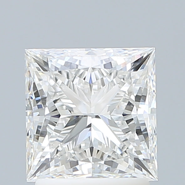 2.06 Carat Princess Lab Diamond with  Cut Diamond in 14KT  view 1
