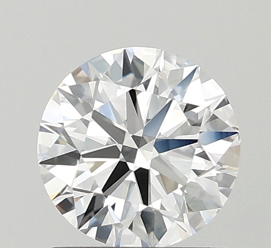 1.11 Carat Round Lab Diamond with  Cut Diamond in 14KT  view 1
