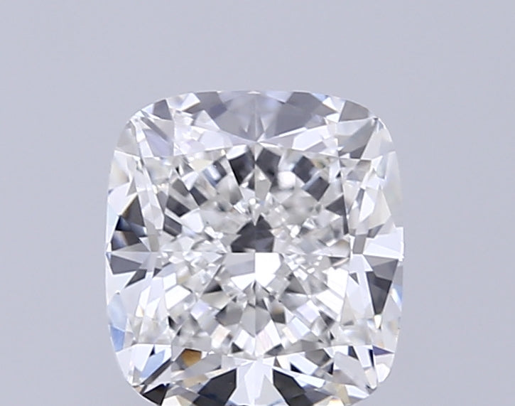 2.76 Carat Cushion Lab Diamond with  Cut Diamond in 14KT  view 1
