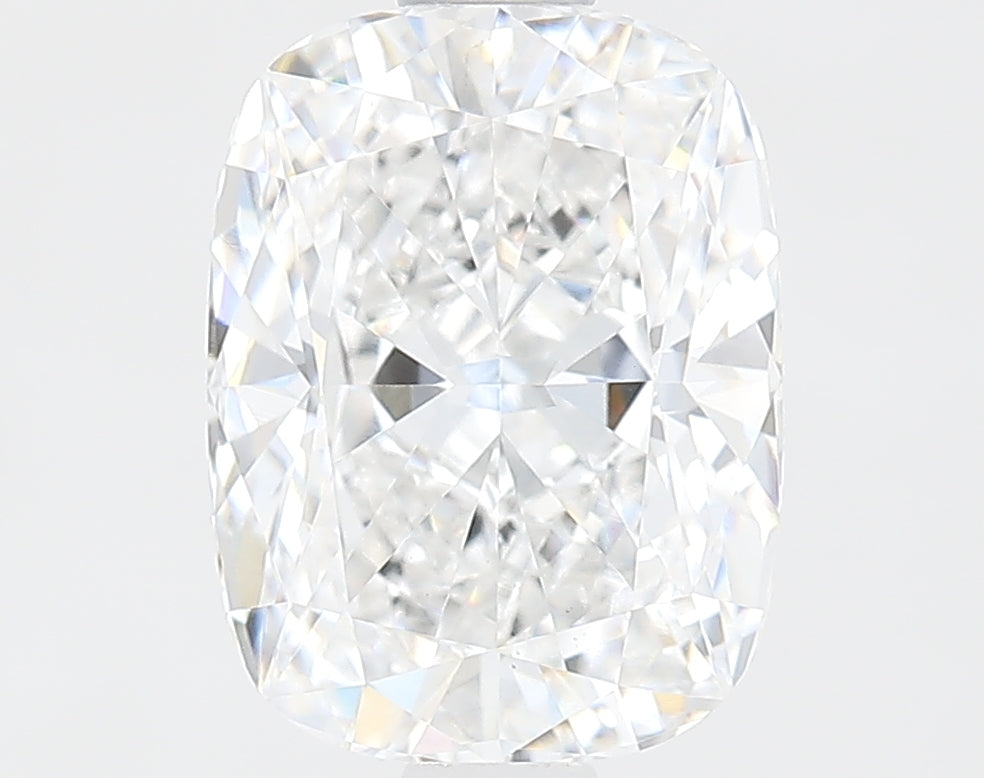1.51 Carat Cushion Lab Diamond with  Cut Diamond in 14KT  view 1
