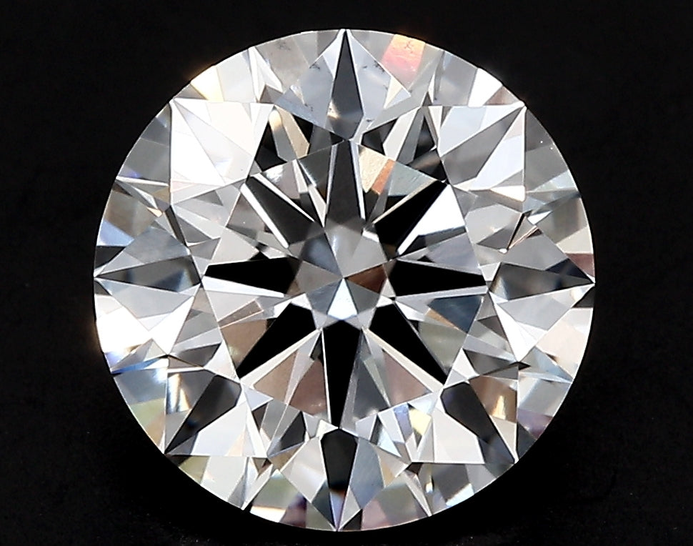 2.62 Carat Round Lab Diamond with  Cut Diamond in 14KT  view 1
