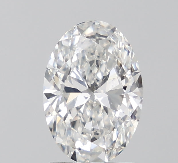 1.58 Carat Oval Lab Diamond with  Cut Diamond in 14KT  view 1
