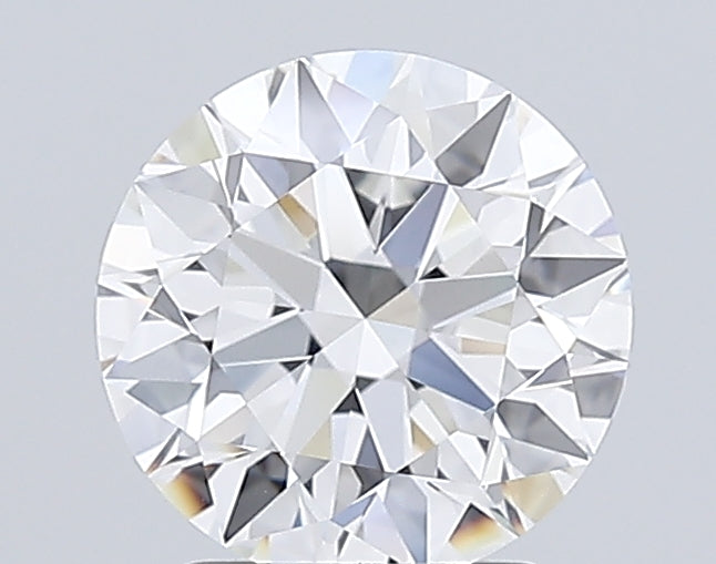 2.6 Carat Round Lab Diamond with  Cut Diamond in 14KT  view 1
