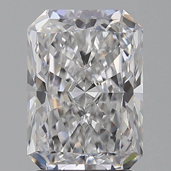 2.06 Carat Radiant Lab Diamond with  Cut Diamond in 14KT  view 1
