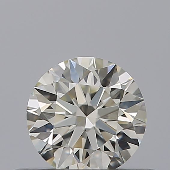 0.35 Carat Round Natural Diamond with  Cut Diamond in 14KT  view 1
