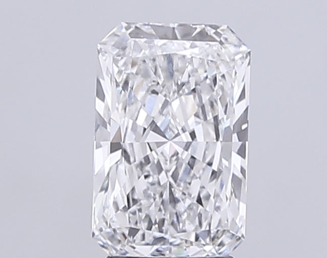 3.1 Carat Radiant Lab Diamond with  Cut Diamond in 14KT  view 1
