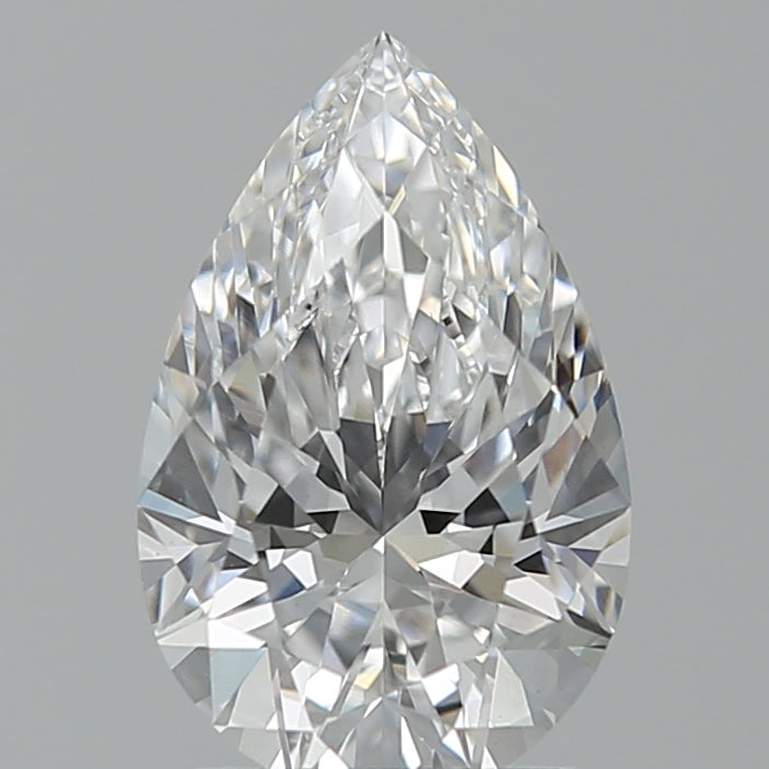 1.59 Carat Pear Lab Diamond with  Cut Diamond in 14KT  view 1
