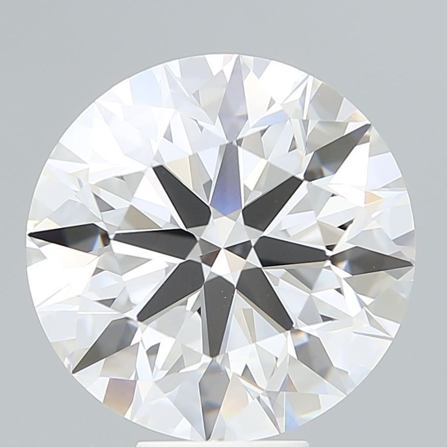 9.41 Carat Round Lab Diamond with  Cut Diamond in 14KT  view 1
