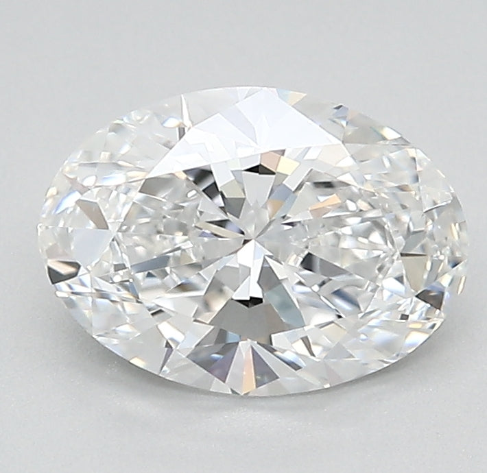 1.63 Carat Oval Lab Diamond with  Cut Diamond in 14KT  view 1
