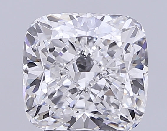 3.1 Carat Cushion Lab Diamond with  Cut Diamond in 14KT  view 1
