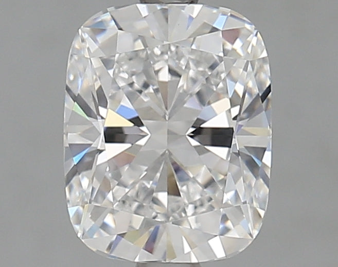 1.91 Carat Cushion Lab Diamond with  Cut Diamond in 14KT  view 1
