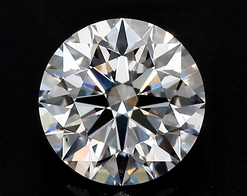 1.15 Carat Round Lab Diamond with  Cut Diamond in 14KT  view 1

