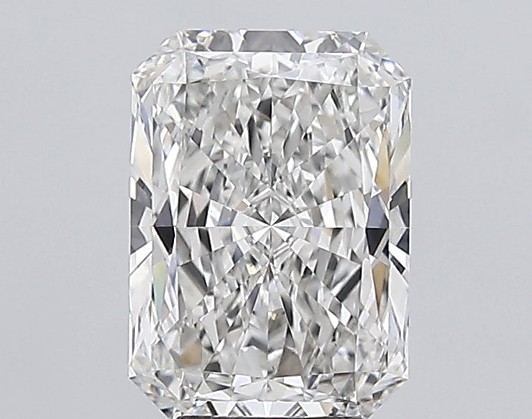 5.0 Carat Radiant Lab Diamond with  Cut Diamond in 14KT  view 1
