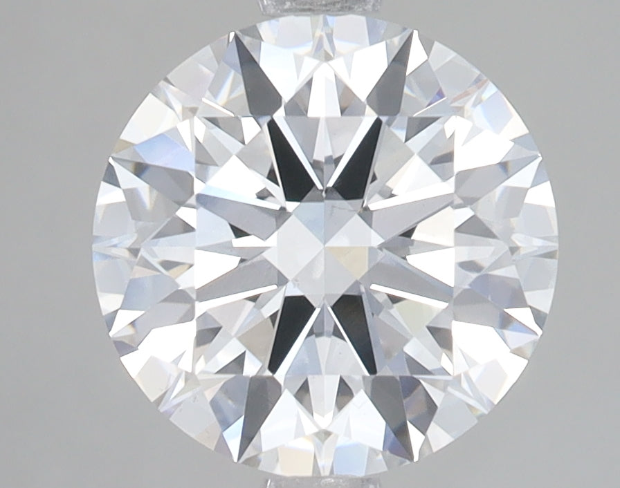 2.93 Carat Round Lab Diamond with  Cut Diamond in 14KT  view 1
