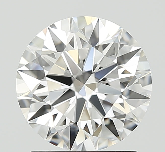 1.58 Carat Round Lab Diamond with  Cut Diamond in 14KT  view 1
