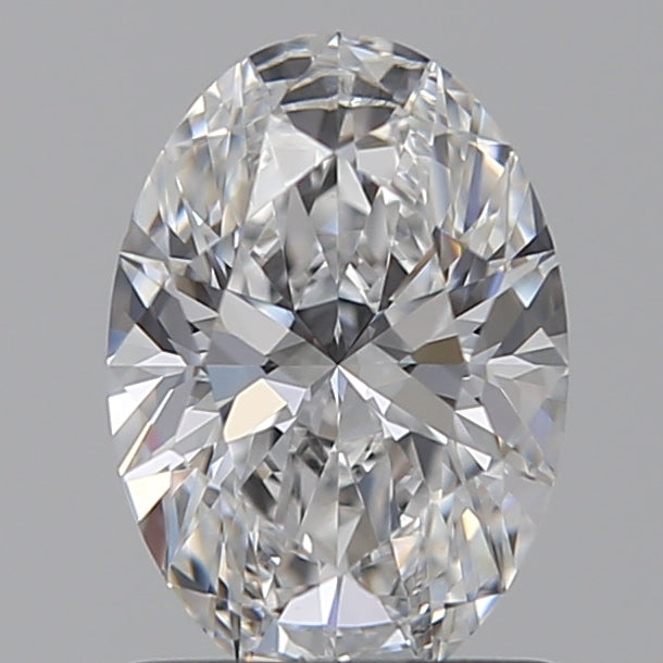 1.09 Carat Oval Lab Diamond with  Cut Diamond in 14KT  view 1
