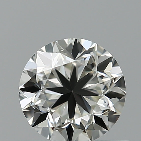 0.5 Carat Round Natural Diamond with  Cut Diamond in 14KT  view 1
