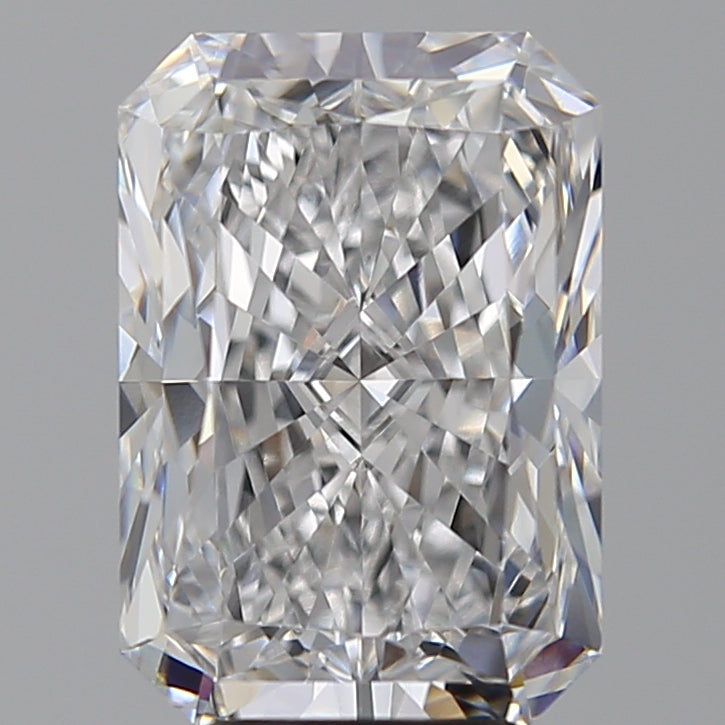 5.54 Carat Radiant Lab Diamond with  Cut Diamond in 14KT  view 1
