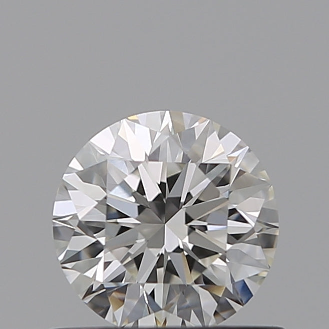 0.55 Carat Round Natural Diamond with  Cut Diamond in 14KT  view 1
