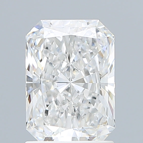 1.6 Carat Radiant Lab Diamond with  Cut Diamond in 14KT  view 1
